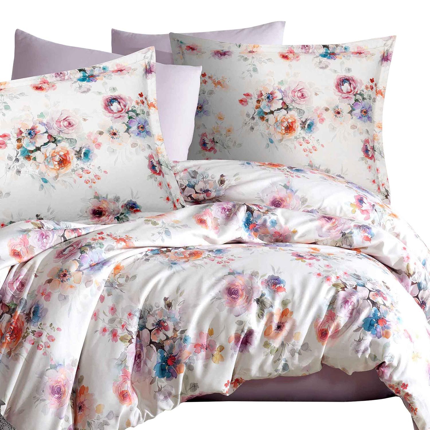 Pościel 160x200 satyna bawełniana Farya Luxury Premium w pudełku Darymex