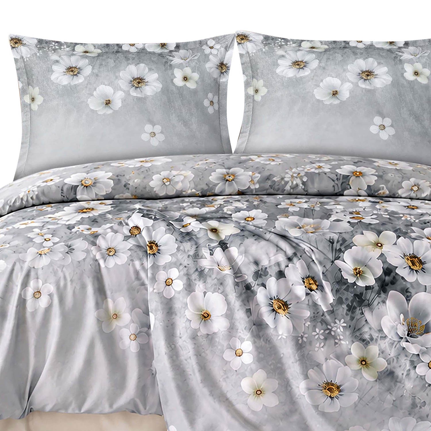 Pościel 160x200 satyna bawełniana Solara Luxury Premium w pudełku Darymex