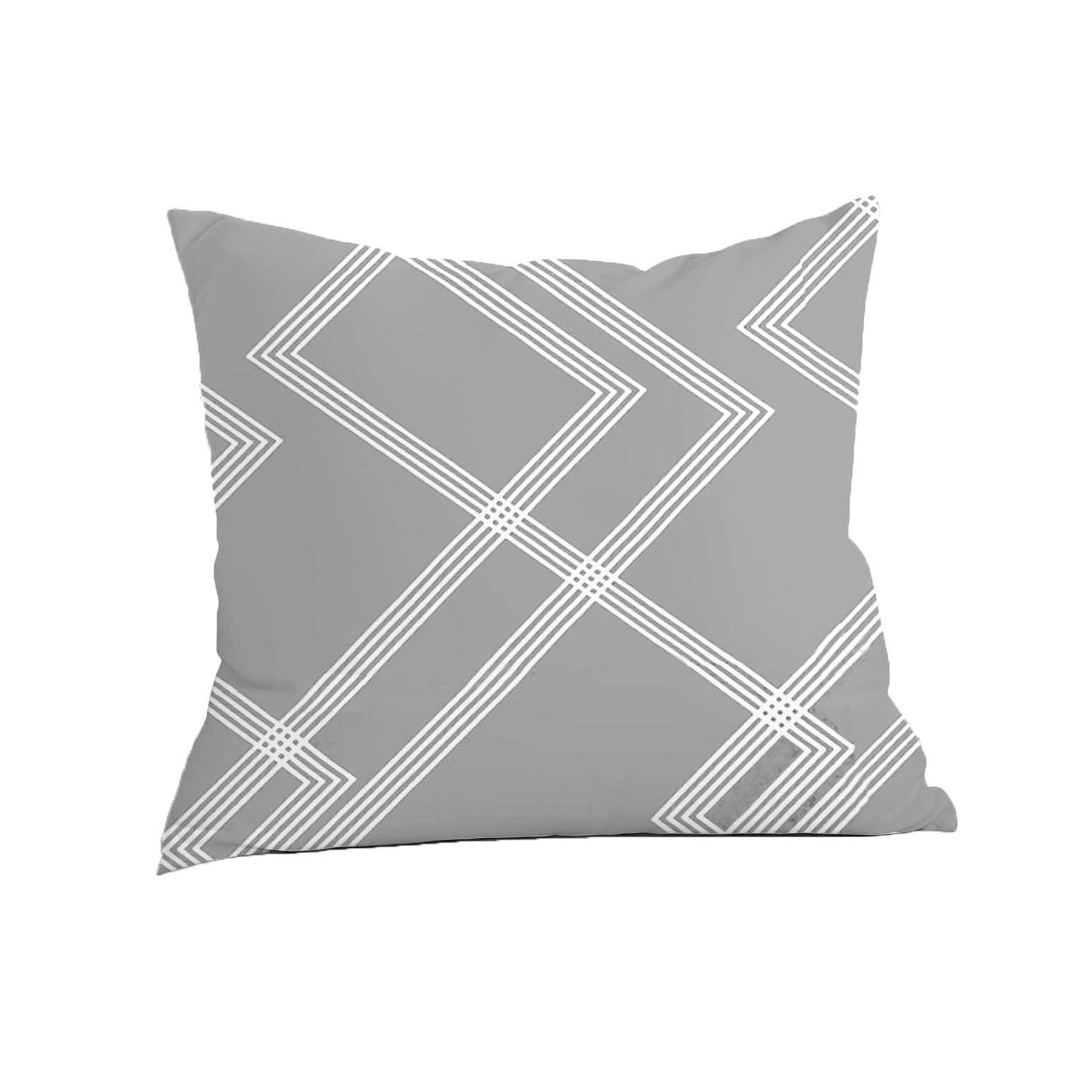Poszewka 40x40 bawełniana Viletta (99) geometryczny wzór Darymex - nowoczesna geometria w sypialni