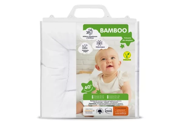 Poduszka 35x40 dziecięca bambusowa Bamboo Inter Widex