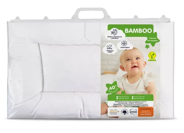 Poduszka 40x60 dziecięca bambusowa Bamboo Inter Widex