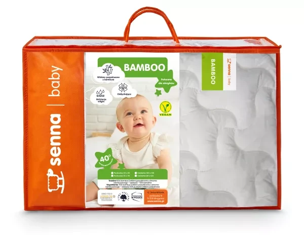 Kołdra 100x135 + poduszka 40x60 zestaw bambusowy Bamboo Inter Widex - Bambus dla miękkości i suchego klimatu snu