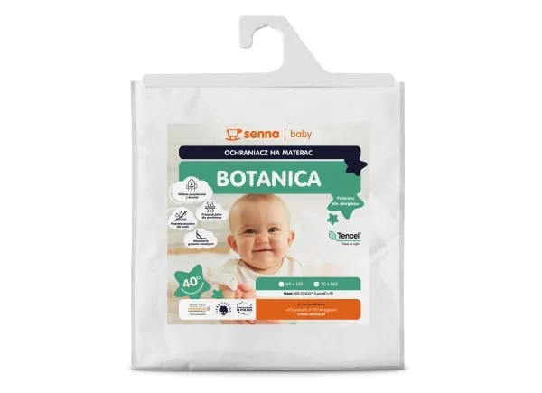 Ochraniacz na materac 60x120 Tencel Botanica Inter Widex - tencel, wilgoć i świeższy sen