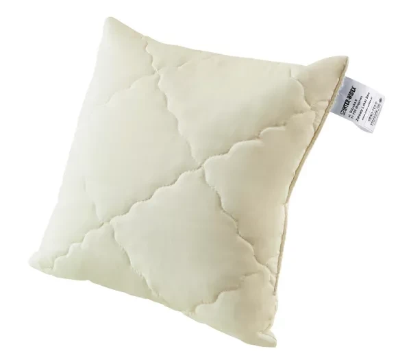 Poduszka kremowy 40x40 Classic Inter Widex - pikowanie, które pomaga w codziennym użytkowaniu