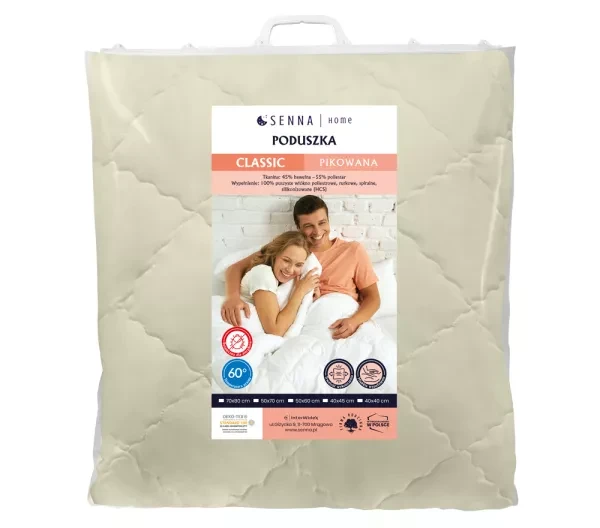 Poduszka kremowy 70x80 Classic Inter Widex