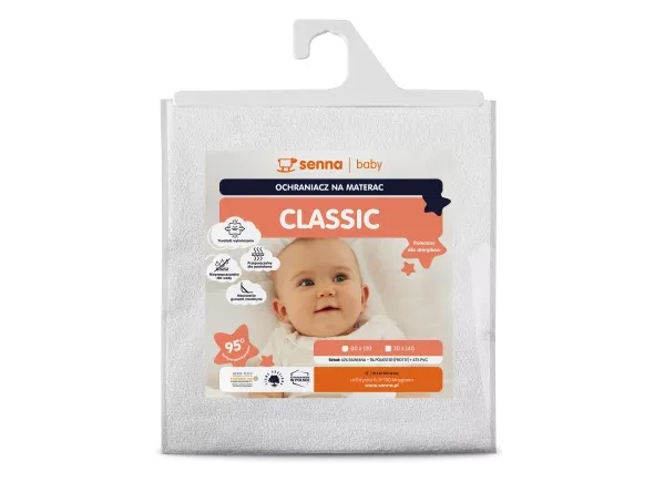 Ochraniacz na materac 60x120 frotte Classic Inter Widex - ochrona przed wilgocią i świeżość