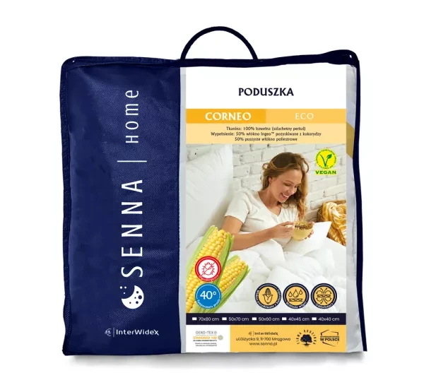 Poduszka 40x40 Corneo Inter Widex - miękkie podparcie w praktycznym formacie