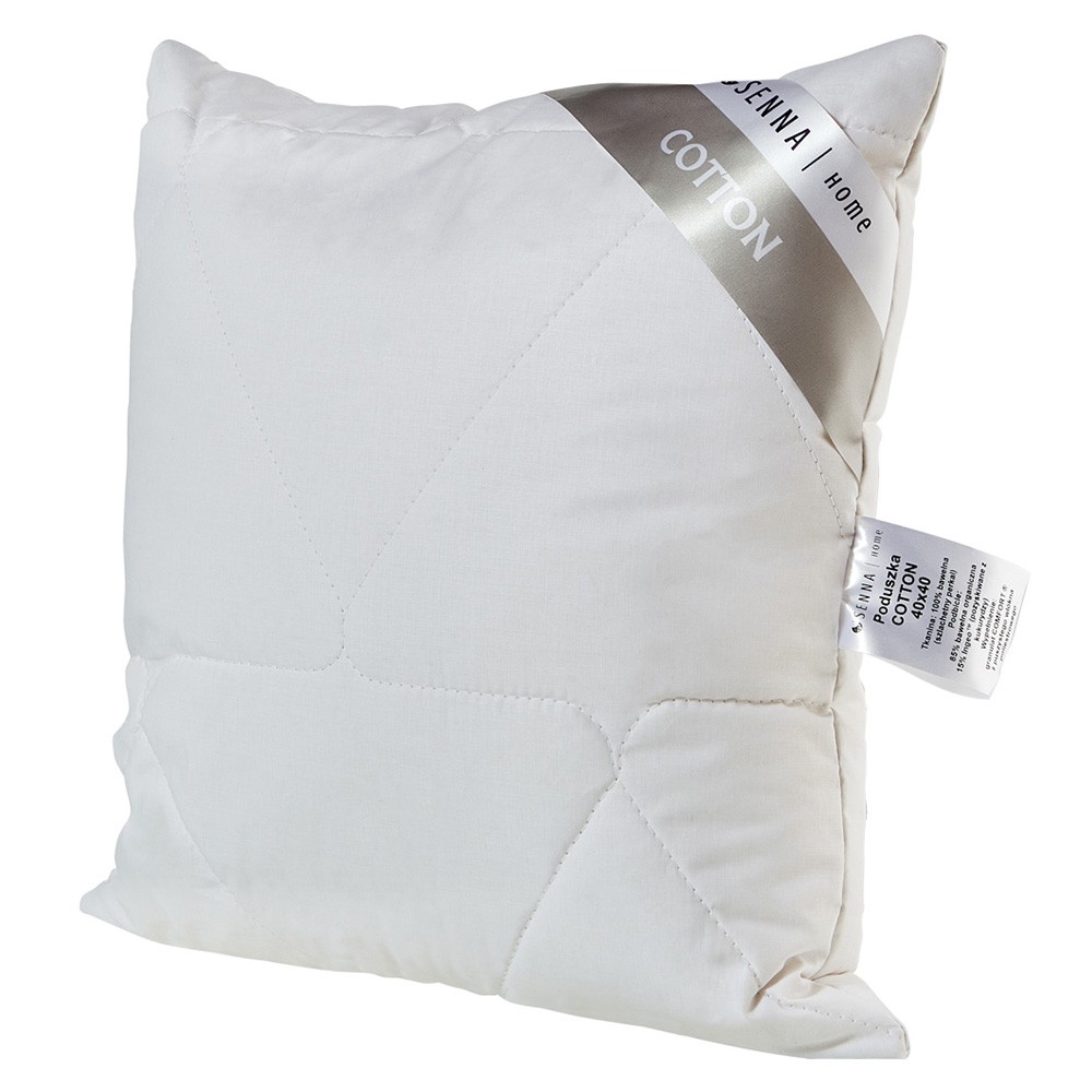 Poduszka 40x40 Cotton Inter Widex - regulacja miękkości dzięki zamkowi