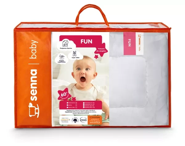 Zestaw dziecięcy 100x135+40x60 Fun Inter Widex - materiał, dotyk i higiena