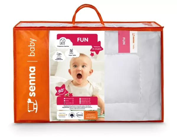 Zestaw dziecięcy 100x135+40x60 Fun Inter Widex - materiał, dotyk i higiena