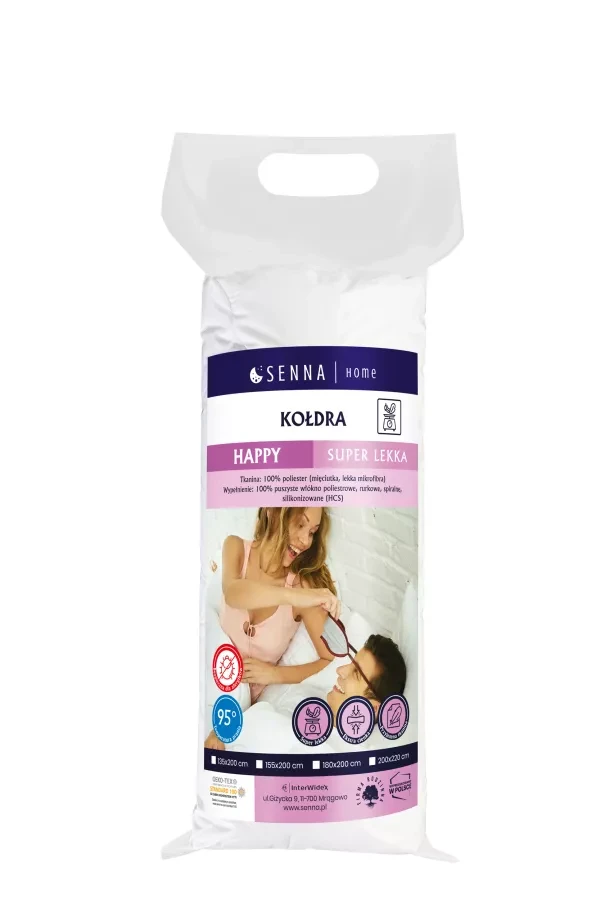 Kołdra 135x200 Happy Inter Widex - mikrofibra, hcs i pranie do 95°c