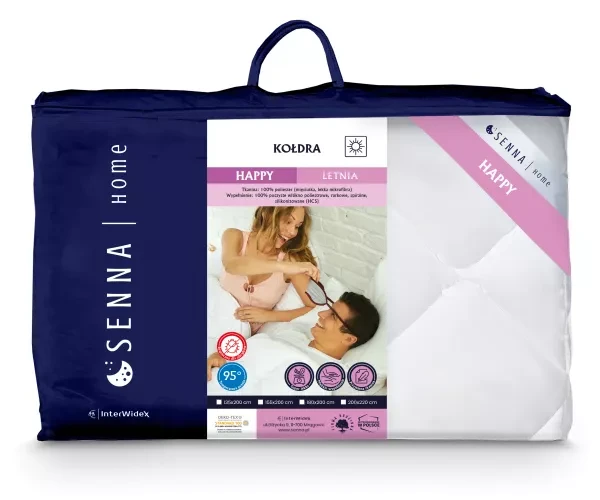 Kołdra 155x200 Happy Inter Widex - mikrofibra, hcs i pranie do 95°c