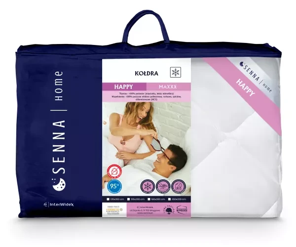 Kołdra 180x200 Happy Inter Widex - mikrofibra, hcs i pranie do 95°c