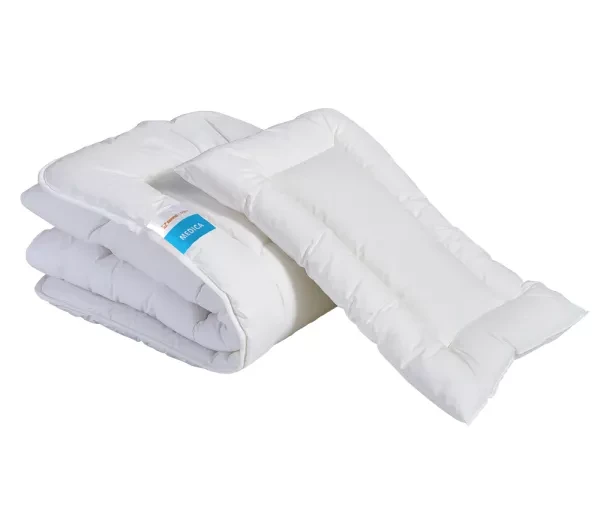 Komplet dziecięcy 100x135+40x60 Medica Inter Widex - płaska poduszka i miękka kołderka