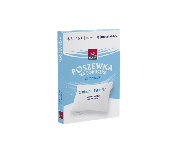 Poszewka na poduszkę 70x80 chłodząca Outlast Inter Widex - jak używać poszewki, żeby działała najlepiej